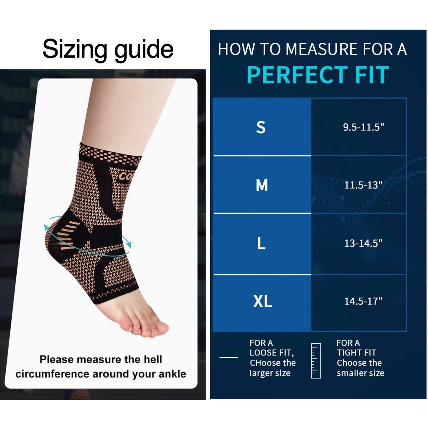 Ankle Guard Copper Ankle Brace